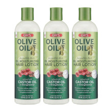 ORS Olive Oil Rijke Moisturizer Haarlotion met Castorolie voor Sterkte 12.5 Ounces (Verpakking van 3)