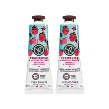 Yves Rocher Feuchtigkeitsspendende Himbeer-Pfefferminz Handcreme - 30 ml / 1 fl.oz.