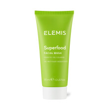 ELEMIS Superfood Facial Wash, 30ml - Revitalizing Daily Prebiotic Gel Wash, Gently Cleanse, Nourish & Balance Skin for Glowing Complexion, Hydrating F