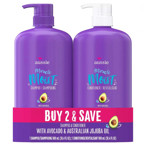 Aussie Miracle Moist Parabenfreies Shampoo und Conditioner (30,4 fl. oz. je)