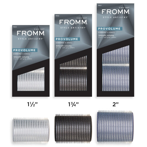 Fromm F6001 ProVolume 1,5", 1,75", 2" Keramisch Ionisch Haarrollers Bundel