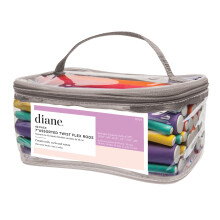 Diane Twist-Flex Stokken - 42 Assortiment Haarrollers voor Vrouwen en Meisjes - Herbruikbare Opbergtas