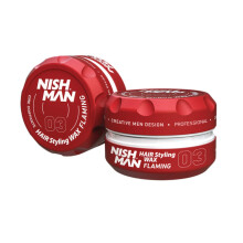 nishman Haar Styling Aqua Wax 03 FLAMING 100ml / 3.4fl.oz