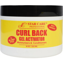 STAR CARE Curl Back Gel Activator 8oz Hydraterende Krulversterker met Glycerine