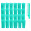 MOODKEY 24PCS Plastic Haarrollers Set 2.0cm/0.8in Hiteloze Rollers Zelfklevende Rollers 1