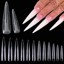 AddFavor 600st XXXL Klara Stiletto Nageltips Extra Långa 3xl Full Cover