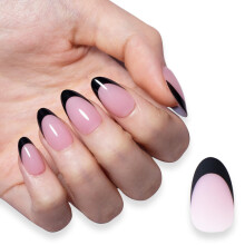 SXC Cosmetics Press-on Naglar med Fransk Manikyr 150 Stycken i 15 Storlekar