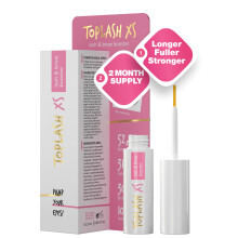 TOPLASH Wimperserum - Innovatieve Formule voor Langere, Dikkere Wimpers & Brows - Natuurlijke, Dierproefvrije & Hypoallergeen - 0,05 Fl Oz(1,5