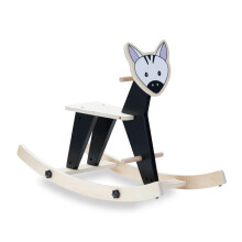 Rock N Swing, Zebra - Wooden Rocking Animal for Toddlers 18+ Months with Easy Grip Handles, Baby Rocking Chair Made of FSC Certified Wood, Max. 50