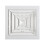 White Ø 100mm / 4inch Plastic Ventilation Grille - Adjustable Ceiling Vent Cover 1