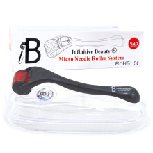 Derma Roller INFINITIVE BEAUTY 540 Titanium Alloy Microneedle Roller for Skin, Face Beard & Hair (0.25mm)