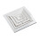 White Ø 100mm / 4inch Plastic Ventilation Grille - Adjustable Ceiling Vent Cover 3