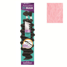 Sensationnel PremToo - 2x Ocean Wave Mischung für Boho, Knotless Box oder lockige Wellen - 1 Packung (22 Zoll, BLUSHPINK)