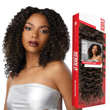 Sensationnel Rebold lockige Weave - burmesische Locken aus echtem Haar, weich und glatt - 1 Packung (45 cm, S1B/30)