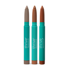 Thrive Causemetics Brilliant Eye Brightener Matte Oogschaduw Stick Bundle, 3 Kleuren