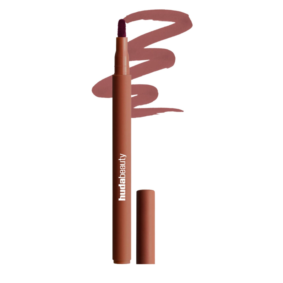 Huda Beauty Lip Contour Lip Stain Warm Brown - Image 3
