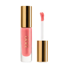 Ogee Beyond Clean Lip Gloss - Biologisch Lipgloss voor Vrouwen - Plump, Hydrate & Voeg Glanzende Kleur Toe, Poppy - Perzikroze Shimmer