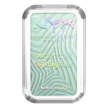 NYX PROFESSIONAL MAKEUP Buttermelt Highlighter, Poeder Highlighter, Tot 12Uur Houdbaarheid - 20 Butta Mint