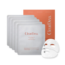 ClearDea Mucin Collagen Peptide Hydrogel Mask - Hydraterende & Verstevigende Gezichtsmasker, 5 Pack