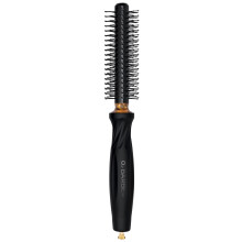 Olivia Garden OG Barber round brush with Ceramic Coated Barrel, quick drying and v-shaped bristles for easy styling on men hair, 1/2 inch