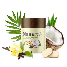Nune Schaumseifen-Tabletten Nachfüllpack - 6 Stück - 48 fl oz gesamt (6 x 8 fl oz/Tablette) - Natürlich und feuchtigkeitsspendend