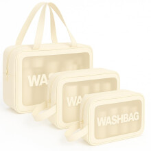 Gritty Waschbeutel für Reise-Kit, Kosmetikbeutel mit Griff, große Kapazität, wasserdicht