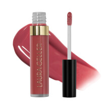 LAURA GELLER NEW YORK Color Luster Lip Gloss - Rabarber Crumble | Niet-plakkerige Lipgloss Behandeling met Sheer High-Shine Kleur