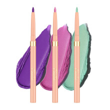 Oulac Waterdichte Lipliner Pencil Set - Zacht en Romig, Inklapbare Lipmake-up voor Nauwkeurige Toepassing, Vegan & Dierproefvrij, 08+11+LL09