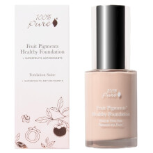 100% PURE Fruit Pigmented Healthy Foundation, Cocoa, Vloeibare Makeup, Anti-aging, Volledige Dekking, Matte Finish - 1 Fl Oz