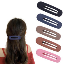Annacreations 5 Pcs Korean Large Flat Matte Hair Claw Clips For Women & Girls Strong Hold Big Duck Bill Hair Clutches For Long, Fashion Hair Accessori