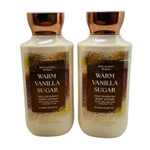 Bath & Body Works Warm Vanilla Sugar Body Lotion 8 Ounces Each Pack of 2