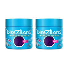 2x La Riche Directions Semi-Permanent Hair Color 100ml Tub - Violet