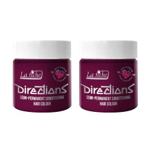 2x La Riche Directions Semi-Permanent Hair Color 100ml Tub - Dark Tulip