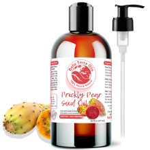 Bella Terra Oils - Prickly Pear Oil 16oz - Delve into the Cactus Oil Charm, Steeped in Calcium & Potassium, A Rare Gem for Timeless Beauty