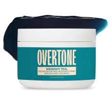 oVertone Semi-Permanente Haarfarbe Conditioner, Mitternachtsblau, 8 oz, Nährend, Farbdeposierende Maske