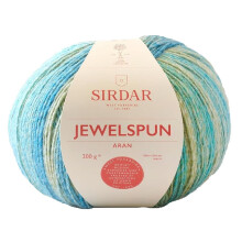 Jewelspun Aran, Evening Aquamarine (851), 200g