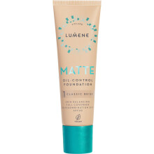 Lumene Matte Olie-controle Foundation voor Vette en Gemengde Huid 30 ml / 1.0 Fl.Oz. (1 Classic Beige SPF20)