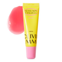 OLIVIAUMMA Guava Glass Skin Tanghulu Liptox - Koreaanse Plumping Lip Balm met Pepermunt, Shea Butter & Macadamia Olie