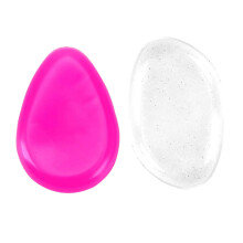 HUOENCUO Silikon Makeup Schwamm Set (2-Pack), Wiederverwendbare Foundation Schwamm Puff, Latexfreier Beauty Blender