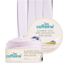 Mcaffeine Blueberry Swirl Diepe Vochtinbrengende Body Butter | 5 Essentiële Ceramiden Voor Huidherstel