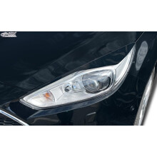 Head light spoilers compatible with Ford Focus III Facelift 2014-2018 (ABS)