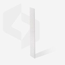 Expert 20 White Disposable Adhesive Soft Foam Nail Files Straight Nail Files Refill 30pcs (180 Grit)