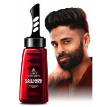 UrbanGabru Aqua Haarwachs (200 ml) | 2-in-1 Styling Wachs für Männer | Starker Halt & glänzender Look den ganzen Tag.