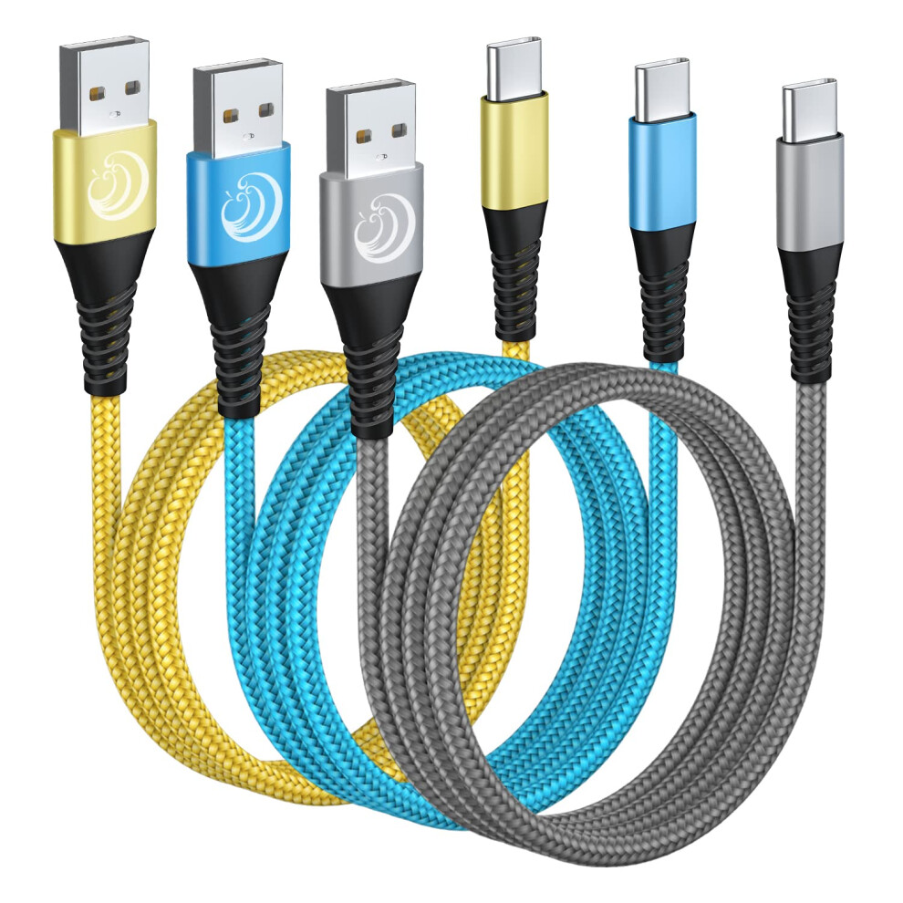 Usb C Charger Cable 3M 3Pack Long Usb To Usbc Cable Fast Charging Type C Long Charging Lead Usb C Cable For Iphone 17 16 15 Pro Max Samsung Galaxy S24 6936878853209