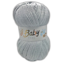 2 Pack of Silver 616 - Baby Care Double Knit Wool for Knitting and Crochet by Woolcraft