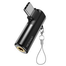 USB C to 3.5mm Jack Type C Headphone Adapter Right Angled Aux Mic Audio Dongle Zinc Alloy Headphone Adapter Compatible with iPhone 15 Plus Samsung