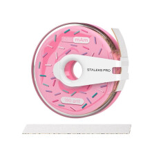 BOBBINAIL Donut with Disposable Refill White File Papmam Expert ATC Donut File Dispenser 6mts 180 Grit, Grano 100