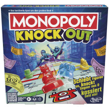 Knockout, the extra hard version of the classic, fast game on the shuffleboard for up to 8 players, Christmas board game for the whole family