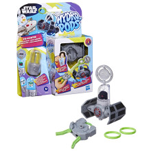 Hydro Pods Star Wars TIE Fighter Aqua Armor, Darth Vader Vehicle Battle Set, Water Activated Surprise Toys for 6 Year Old Boys & Girls