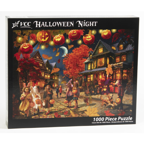 Halloween Night Jigsaw Puzzle 1000 Piece - Fully Interlocking & Randomly Shaped Pieces 1